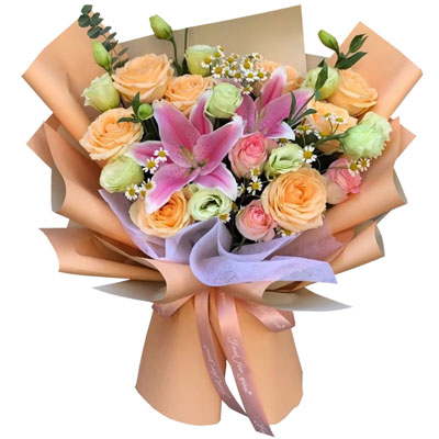 昆明11朵玫瑰桔梗百合，陪你每个季节